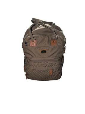 Lug Puddle Jumper Backpack Olive Green Quilted Multi-Pocket Travel Bag